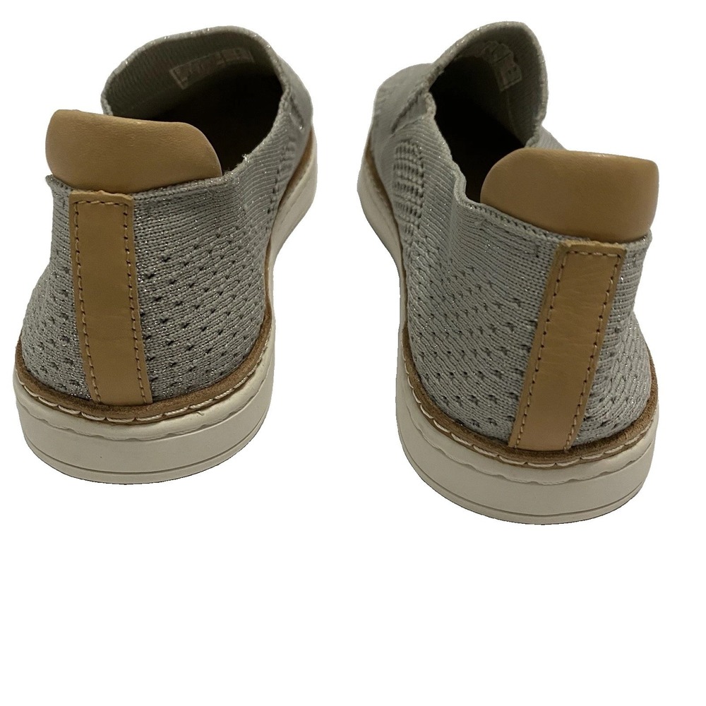 UGG‎ Sammy Knit Slip-On Sneakers Metallic Grey Size 8.5 - Picture 6 of 7